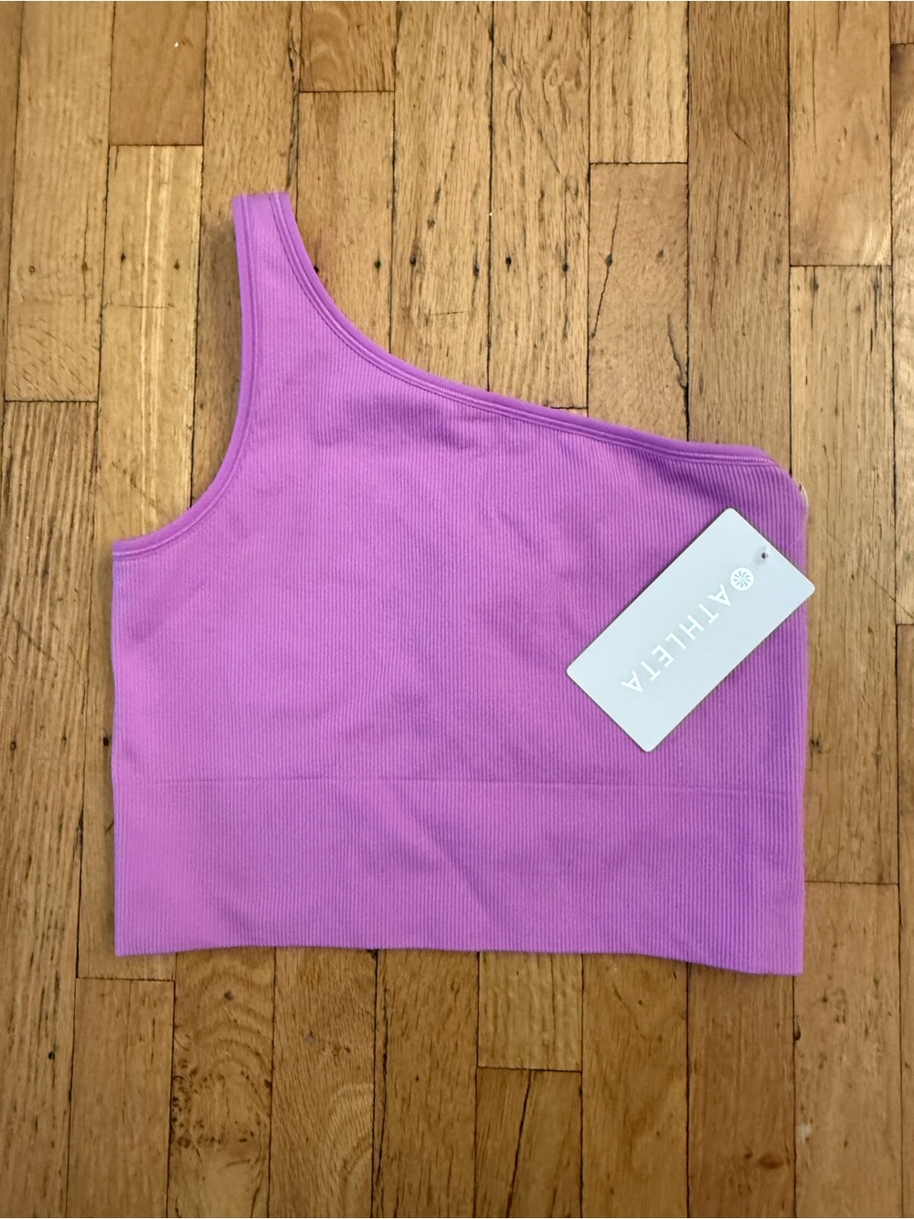 Athleta Aurora Seamless One-Shoulder Tank - Lavender